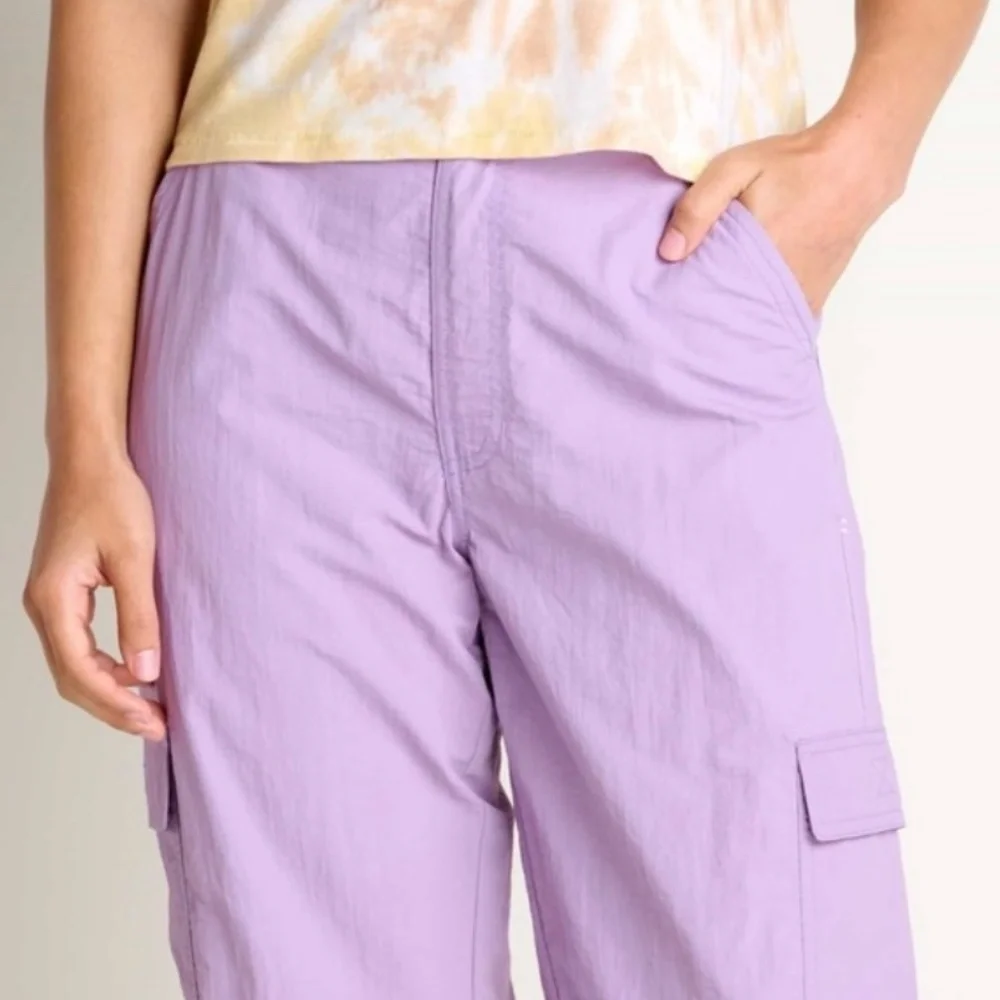 NWT Toad&Co Orchid 100% Recycled Nylon Cinchable Hiking Pants - Picture 6 of 7